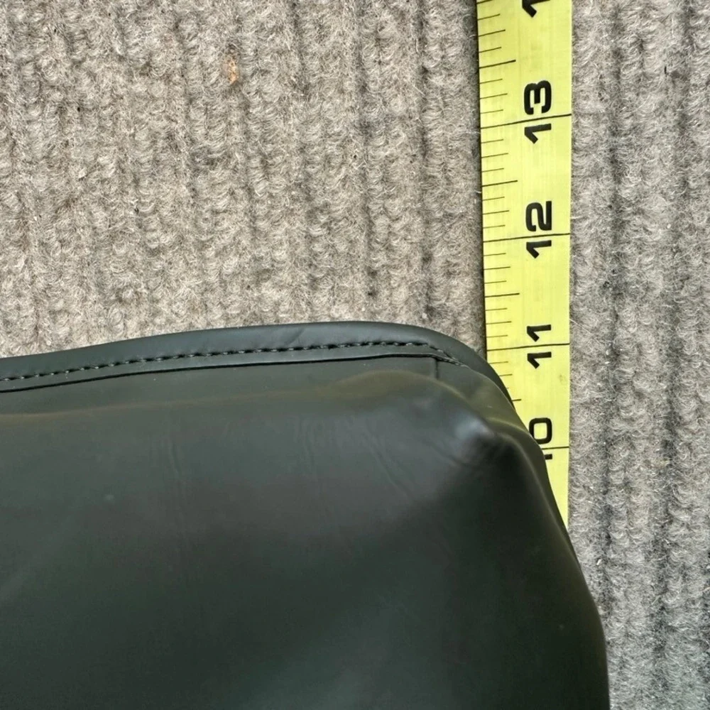 Rains Backpack Mini Olive Green Waterproof Matte Rucksack Carabiner Clasp